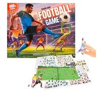 Depesche Action World Create Your Football Game Sticker Book with 400+ Stickers Football Theme Gift for Boys / Football Players