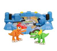 DINOBYTES Battle Arena | Action figure A Battle Playset which includes two dinos and handles to control the dino and release a bite.|Gift Toy for Girls and Boys +3 years old