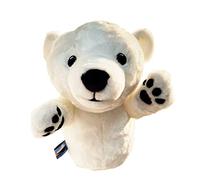 dinofactory Anagom Golf Head Cover Polar Bear Driver Headcover with Lovely Paws White