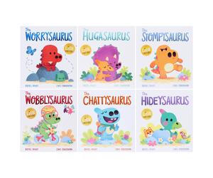 DinoFeelings Series By Rachel Bright 6 Picture Books Collection Set -Ages 3-5-PB