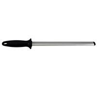 DinoK - Extra Fine Diamond Sharpening Steel -8", 10" and 12" Professional Knife Sharpener Rod, Chefs Choice to Hone and Sharpen Kitchen and Butcher Knives (10 Inches)