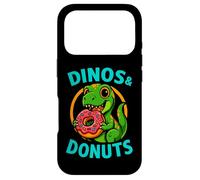 Dinos and Donuts Cute Funny Graphic Design Case for iPhone 17 Pro