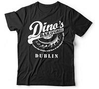 Dino's Bar and Grill Tshirt Unisex - Lizzy, Rock, Lynott, Rock Short-Sleeved Shirt Top Sweatshirt BlackXL