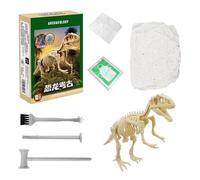 dinos Digging Kit - Dinosaur Skeleton Fossil Excavation Toy With 3D Buildable Puzzle, handmade Hands-On Activity For, Girls | Perfect For Learning, STEM Play, And Dinosaur