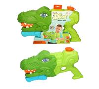 Dinos Dinosaur Water Gun with 2 Shooting Modes, 8m Range, Green