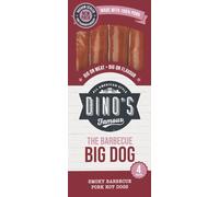 Dino's Famous All American Style Barbecue Big Dog, 4 Hot Dogs, 360 g