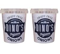 Dino's Famous Hot Dogs Crispy Fried Onions, 150 g Tub (Pack of 2)