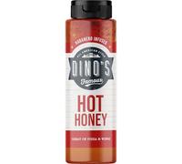 Dino's Famous Hot Honey Habanero Infused Sauce, 100% Pure Honey With Real Habanero Chillies, Dip, Dunk or Drizzle, 350 g (Pack of 1)