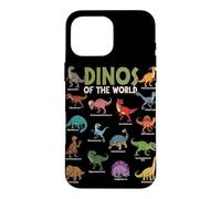 Dinos Of The World Jurassic Animal Lover Cute Dinosaurs Case for iPhone 16 Pro Max