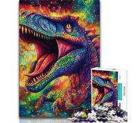 Dinosaur 1000 Piece Jigsaw Puzzle for Adults And Teenagers,Fun Games Every Piece Is Unique - Challenging Family Fun Game (75x50cm)
