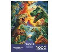 Dinosaur 1000 Piece Paper Jigsaw Puzzles 100% Recycled Cardboard Beautiful Decoration for Adults And Kids 70x50cm/1000pcs