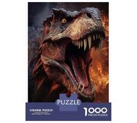 Dinosaur 1000 Pieces Eco-Friendly Roaring T-Rex Puzzle Adult Hobbyists Portable Mind Decompression Entertainment 70x50cm/1000pcs