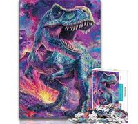 Dinosaur 1000 Pieces Jigsaw Puzzle For Adults Teens,Pattern Assembly Fun at Home Activities,Birthday Present,Travel Gifts (75x50cm)