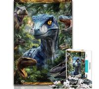 Dinosaur 1000 Pieces Jigsaw Puzzle for Adults& Teens,Stress Reliever Difficult Challenge Deal As Gifts for The Whole Family (38x26cm)