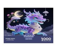 Dinosaur 1000 Pieces Premium Jigsaw Animal Age 12+ Cool Collage Effect, Fun Details, Educational, Challenging Puzzle Games 70x50cm/1000pcs