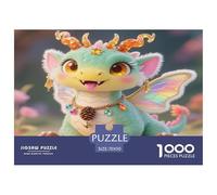 Dinosaur 1000 Pieces Premium Jigsaw Animal Age 12+ Cool Collage Effect, Fun Details, Educational, Challenging 70x50cm/1000pcs
