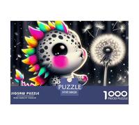 Dinosaur 1000 Pieces Premium Jigsaw Animal Age 12+ Cool Collage Effect, Fun Details, Educational, Challenging 38x26cm/1000pcs