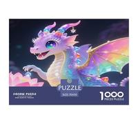 Dinosaur 1000 Pieces Premium Jigsaw Animal Age 14+ for Adults Cool Collage Effect, Fun Details, Educational, Challenging 70x50cm/1000pcs