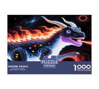 Dinosaur 1000 Pieces Premium Jigsaw Animal Age 3+ Cool Collage Effect, Fun Details, Educational, Challenging Puzzle Games 38x26cm/1000pcs