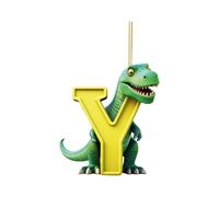 Dinosaur 26 English Letters Christmas Tree Decorations - Alphabet Letter Pendant & Tree Hanging Ornament - Home Party Decor