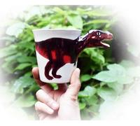 Dinosaur 3D Handle Coffee Mug, Unique Novelty Tea Cup for Dino Lovers, Gift for Kids & Adults, Birthday, Christmas, For Him-Her, Office Mug and Home Decor (T-Rex: Dark)