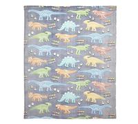 Dinosaur 60"x80" Glow in The Dark Blanket Dinosaur Throw Blanket for Boys Girls Kids,Soft Warm Cozy Cute Dino Blanket Unique Dinosaurs Toys Gifts for Age 1-16 Birthday Christmas Halloween Easter Decor