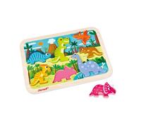 Dinosaur 7 Pieces Children's Wooden Jigsaw Puzzle - Brand New & Sealed