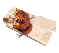 Dinosaur Activity Book - Funny 3D Interactive Dinosaur Activity Book,Immersive Educational Toys Animal for Collectors Lovers Classroom Library Homeschool Travel