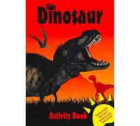 Dinosaur Activity Book: Red