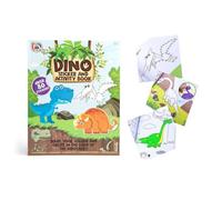 Dinosaur Activity & Sticker Book 6 Pack - Multicolour