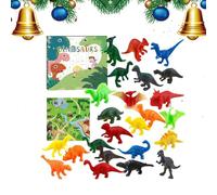 Dinosaur Advent, 24 Days Dinosaur Countdown Ornament Calendar, Kids Animal Toys for Teens Adults Home School Party Family Night