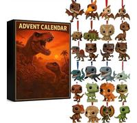Dinosaur Advent Calendar, Dinosaur Advent Calendars 2025, Dinosaurs Park 2025 Advent Calendar With 24 Surprise Figures, For Halloween And Christmas