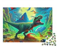Dinosaur Adventure 1000 Piece Jigsaw Puzzle for Adults 38x26cm/1000pcs
