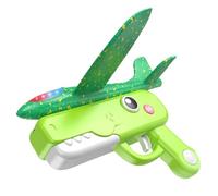 Dinosaur Airplane Launcher Toy - Dinosaur Glider Planes, Cool Built-In Light Foam Flyers with Easy Launch, Outdoor Toy Airplanes, Birthday Party Stocking Stuffer, Fun Flying Toys for Kids Party