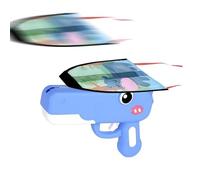 Dinosaur Airplane Shooter Toy, Portable Glider Plane, 7.5 Inches Airplane Projector with Launch Feature, Outdoor Airplanes Toy, Kids Glider Plane with Cute Design for Boys Camping Picnic Garden Beach
