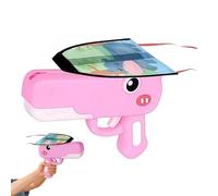 Dinosaur Airplane Shooter Toy, Portable Glider Plane, 7.5 Inches Airplane Projector with Launch Feature, Outdoor Airplanes Toy, Kids Glider Plane with Cute Design for Boys Camping Picnic Garden Beach