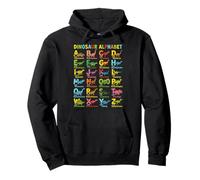 Dinosaur Alphabet ABCs Colorful Educational Kids Prehistoric Pullover Hoodie