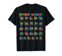 Dinosaur Alphabet Dino ABCs Learning For Boys Kids Adult T-Shirt