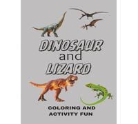 Dinosaur and Lizard Coloring and Activity book