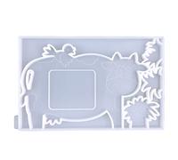 Dinosaur Animal Picture Frame Crystal Drop Mold Elephant Photo Frame Decoration Cow for Turtle Silicone Mold Photo Molds for Resin Casting