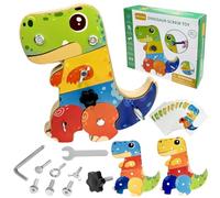 Dinosaur Animals Jigsaw Puzzles for Kids Toys, Montessori Fine Motor Skills Toys Dinosaur Puzzle for Toddlers, Dino Busy Board, Gift for Boys Girls