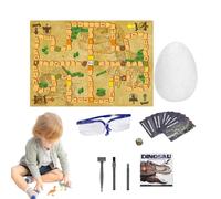 Dinosaur Archaeological Excavation Simulation Model - Experimental Teaching Material Eggs, Children's Science Toys Ages 4-6 | Interactive Educational Discovery Kit 1.58kg 17x16x23cm 2026 Edition