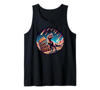 Dinosaur At The Ancient Roman Colosseum in Rome Tank Top