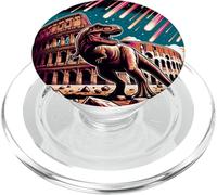 Dinosaur At The Roman Colosseum In Rome PopSockets PopGrip for MagSafe