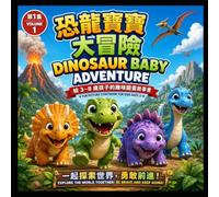 Dinosaur Baby Adventure: A Fun Picture Storybook for Kids Ages 3-8: Explore the World Together, Be Brave and Keep Going! (Cute Family Storybook Series)