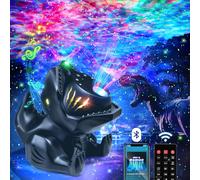 Dinosaur Baby Sound Machine Night Light Projector, 22 White Noise Machine Baby 5.3 Bluetooth Speaker, 196Color Remote Control | Toddler Night Light for Kids, Boy Gift Dinosaur Decor Galaxy Light