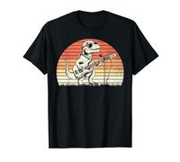 Dinosaur bass guitar player T-Rex bass guitarist vintage T-Shirt