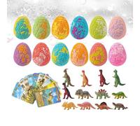 Dinosaur Bath Balls,Floral Fruit Scent Dinosaur Egg Cards - Kids Colorful Bubble Bath Toy | for Boys Girls Birthday Holiday Children's Day Bathroom Pool