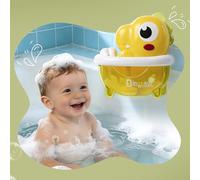 Dinosaur Bath Toys for Toddlers - Bubble Machine with Music, Strong Suction Cup, One-Button Operation, Fun for Boys & Girls Dinosaur