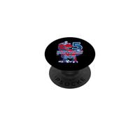 Dinosaur Birthday Boy 5 Years Soccer 5th Birthday PopSockets Adhesive PopGrip